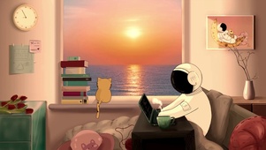 海边宇航员