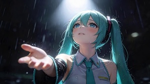 雨天的初音