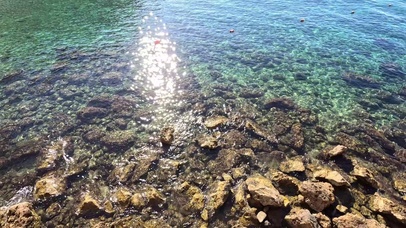 清澈海边