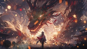 少女与龙