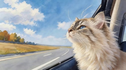 兜风的猫咪