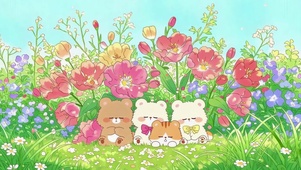 小熊猫咪的花田小憩