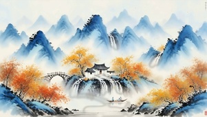 古风山水