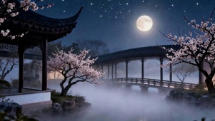 古风夜景
