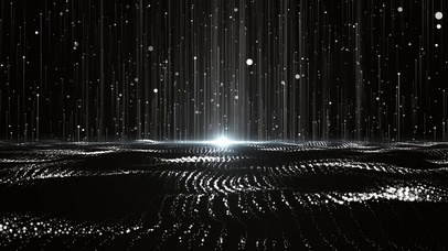 白光空间粒子光效