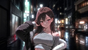 动漫美女在现实动漫与现实