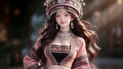 民族风美女