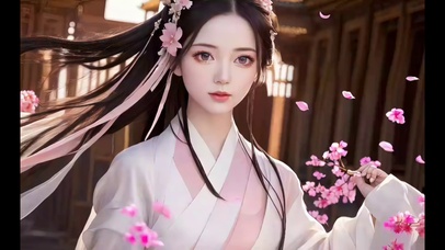 4K清纯古风纯欲无限循环-4