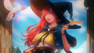 动漫红发少女