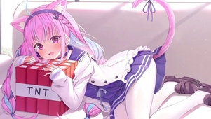 可爱猫娘少女