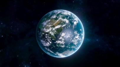 4K神秘太空地球自转