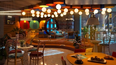 雨天咖啡厅氛围