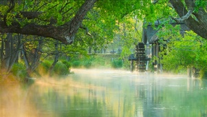雾水流水