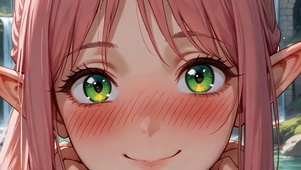 温柔害羞的她
