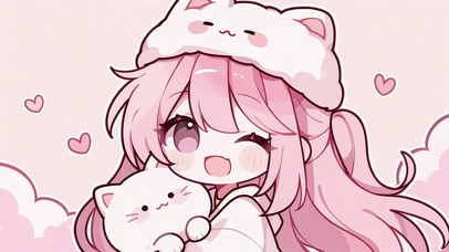 乖乖的小猫