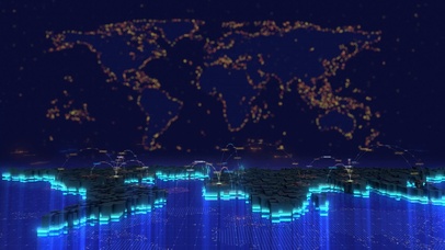 4K现代大气科技感数字世界