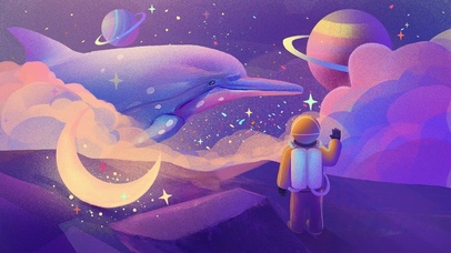 鲸鱼与宇航员