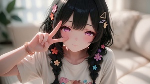 可爱女孩
