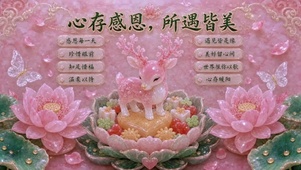 心存感恩，所遇皆美