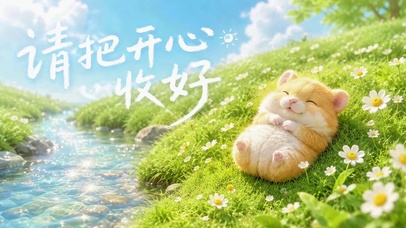 请把开心收好 治愈萌仓鼠