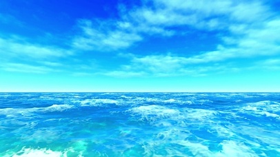 4K唯美大海蓝天