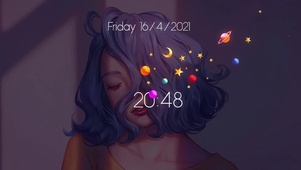 时间女孩桌面