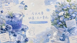 蓝色手账