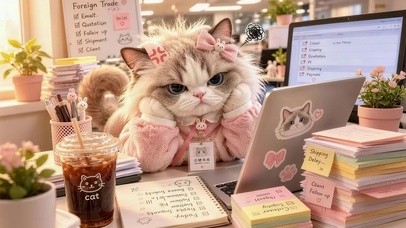 猫咪加班中