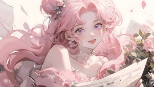 玫瑰与少女