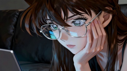 眼镜美女高清4k