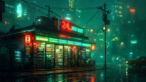 雨夜便利店