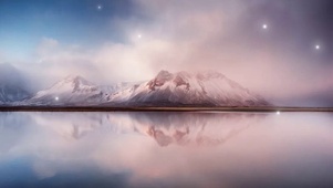 雪山美景