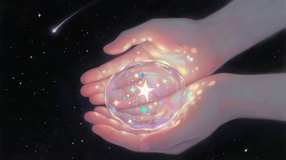 手捧星空