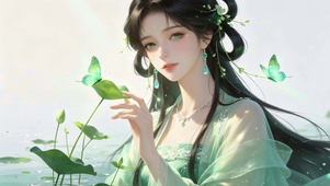 护眼古风美女