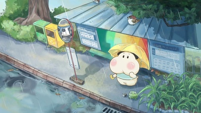 调皮呆哥-等公交