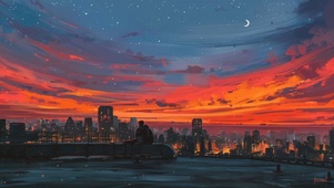 夕阳下的爱情