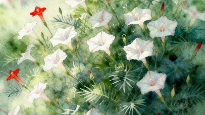 护眼花草树木
