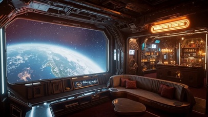 未来科技太空舱