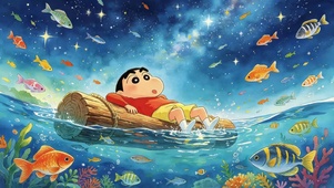 漂浮的小新