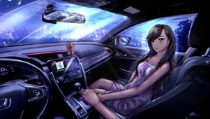 香车美女