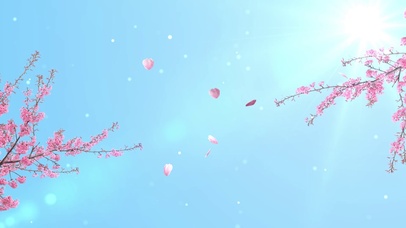 唯美温馨桃花婚庆