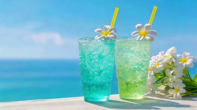 夏日气泡水