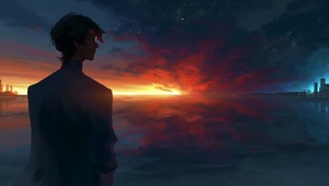 海边晚霞