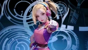 金发小女孩