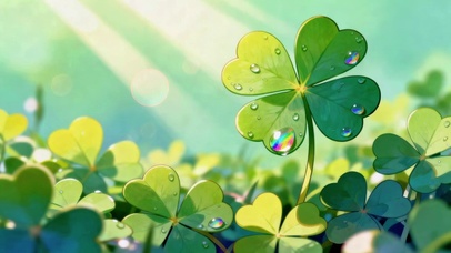 送你好运四叶草