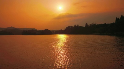 4K日落晚霞自然风景