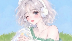 夏日清新女孩
