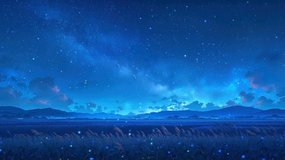 梦幻星夜草原