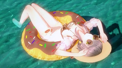天依泳圈漂浮