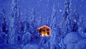 雪景小屋